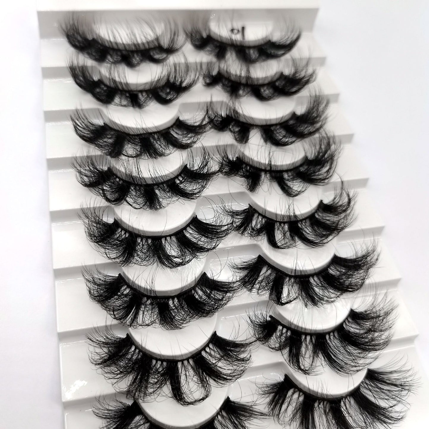 8 Pack 3D Waterproof False Eyelashes Mink Mix False Eye Lashes Gift For Her