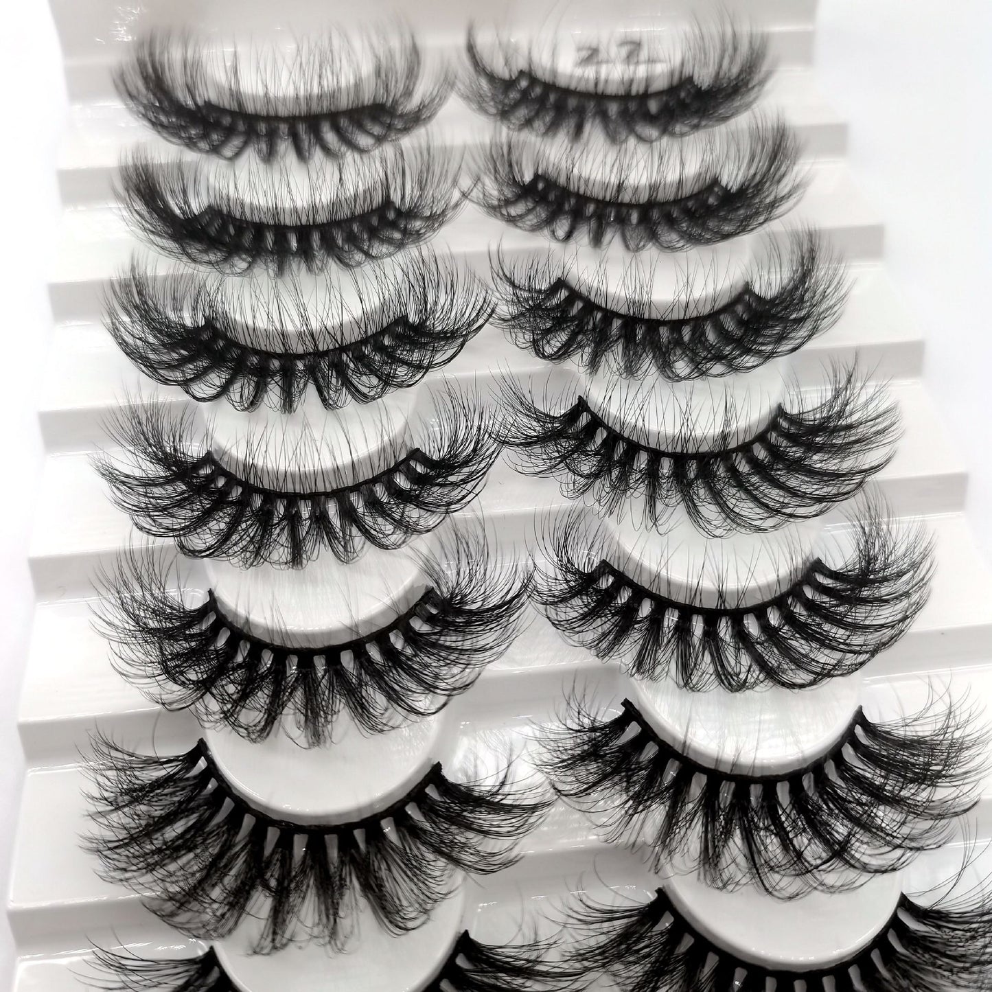 8 Pack 3D Waterproof False Eyelashes Mink Mix False Eye Lashes Gift For Her