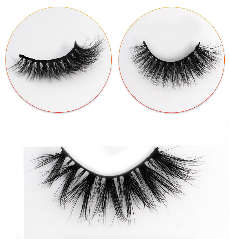 3D Mink False Eyelashes Natural Thick False Eyelashes 10-15 MM 3D-S50