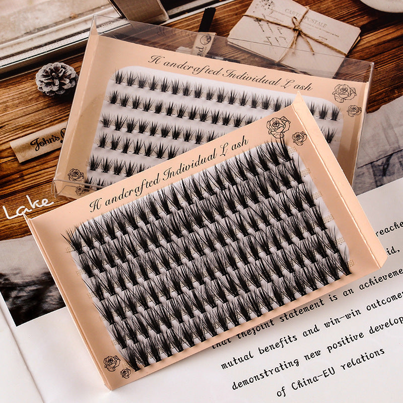 3D Faux Mink Segmented Lashess Wispy False Eyelashes 10D 13 MM