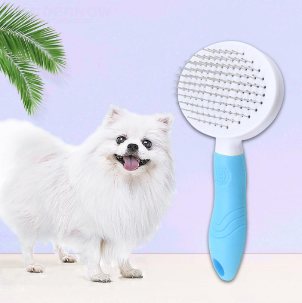 NEEPET Pet Comb Self Grooming Brush for Dogs Cats Hair Removal Accessories