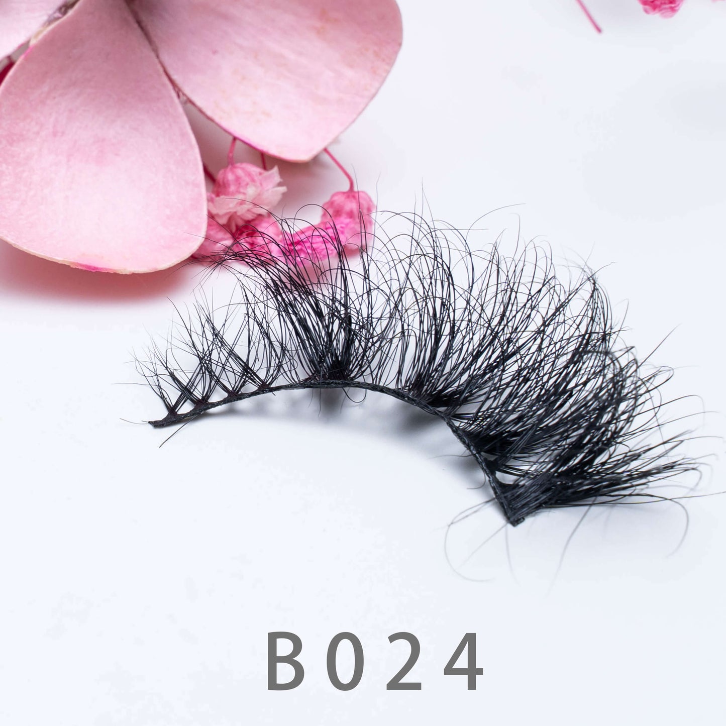 3D Natural Handmade Mink Hair False Eyelashese B024 25MM