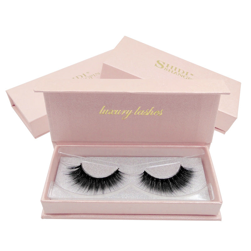 3D Mink Hair Natural Thick False Eyelashes 10-12mm #61