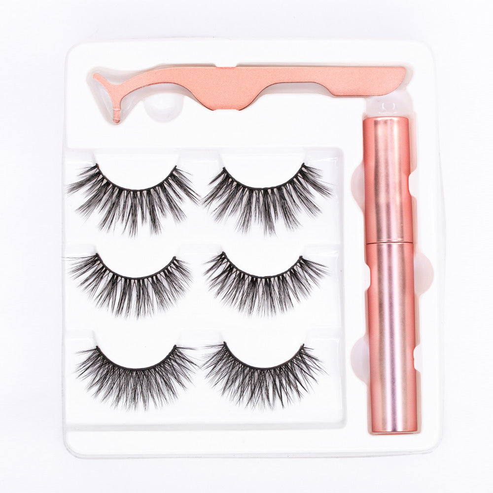 5 Packs 3D Reusable Waterproof Eyelashes Magnetic Thick Mix False Eyelashes