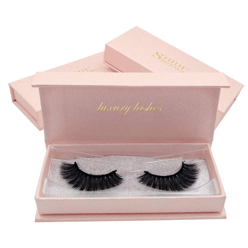 3D Mink Hair Natural Thick False Eyelashes 15mm #66