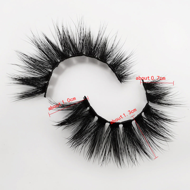 7 Pairs of 3D Mink False Eyelashes 11mm Week Series-Saturday