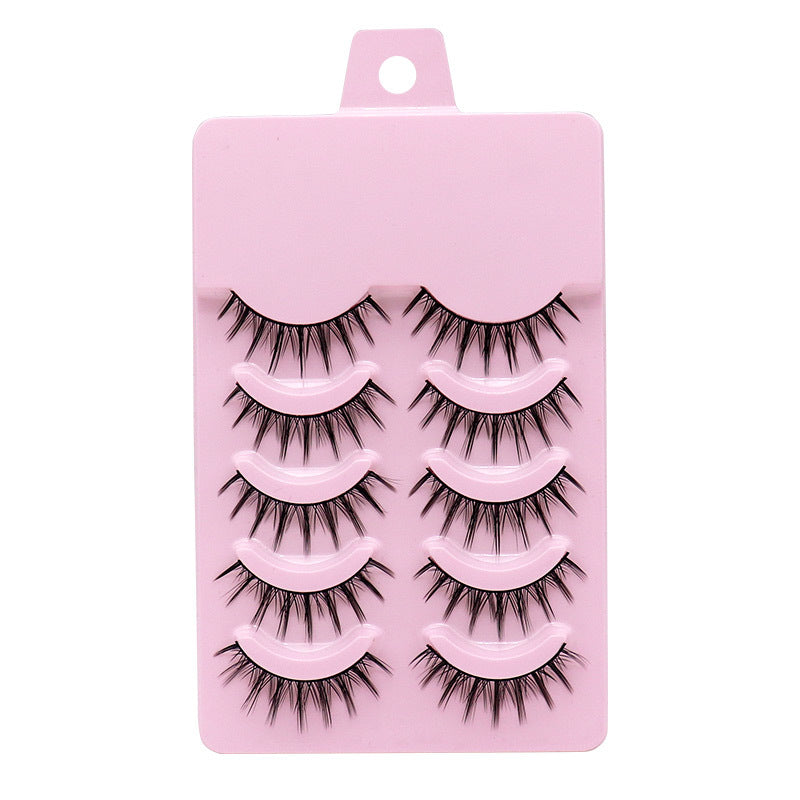 5-Pack 3D Faux Mink False Eyelashes Thick False Eyelashes 9-12 MM 025