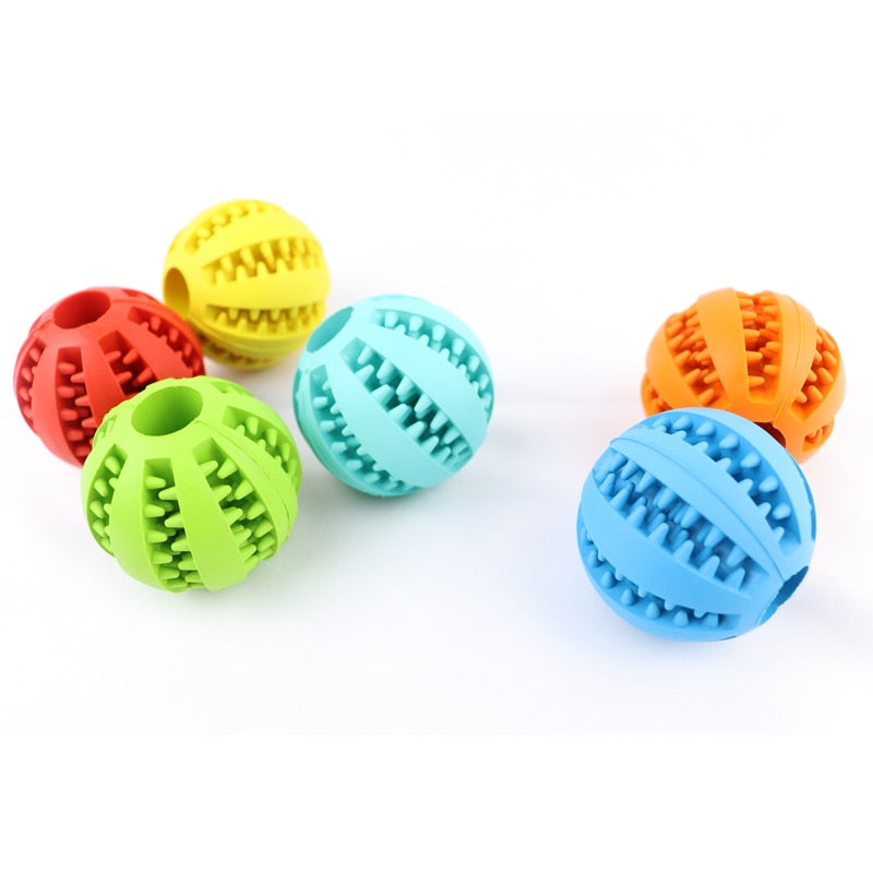 Neepet Dog Toys Rubber Jump Toy Interactive Ball Dog Chew Toys