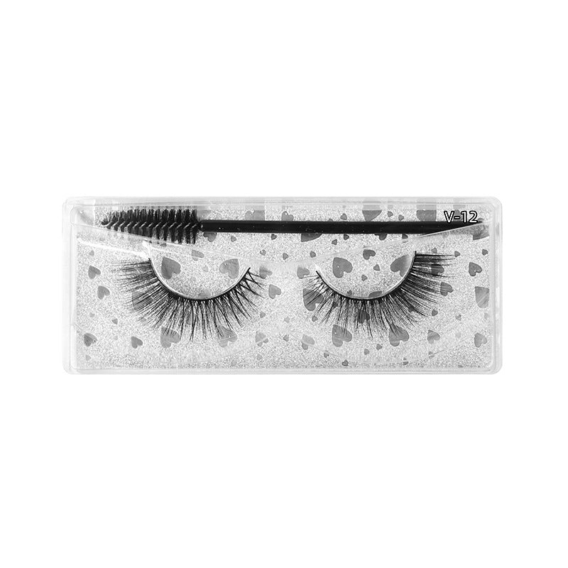 3D Reusable Waterproof False Eyelashes Mink Thick Mix False Eyelashes Kits