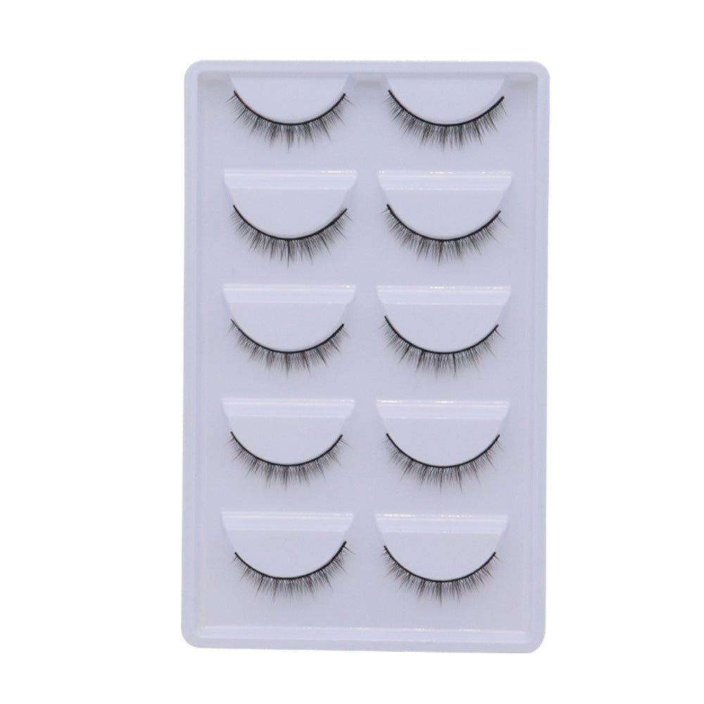 5-Pack 3D Faux Mink False Eyelashes Thick False Eyelashes 5-7 MM