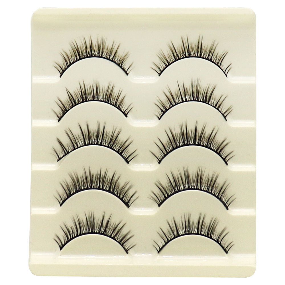 5-Pack 3D Faux Mink False Eyelashes Thick False Eyelashes 5-10 MM