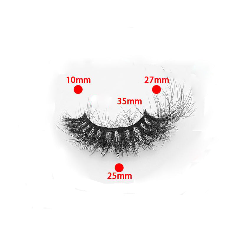 5 Pairs Of Flully Faux Mink Hair False Eyelashes 25mm 9D-15