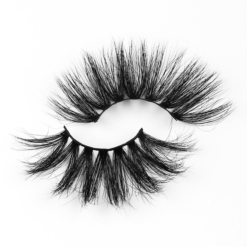 3D Mink False Eyelashes Handmade Natural Thick False Eyelashes 20-25 MM 51A