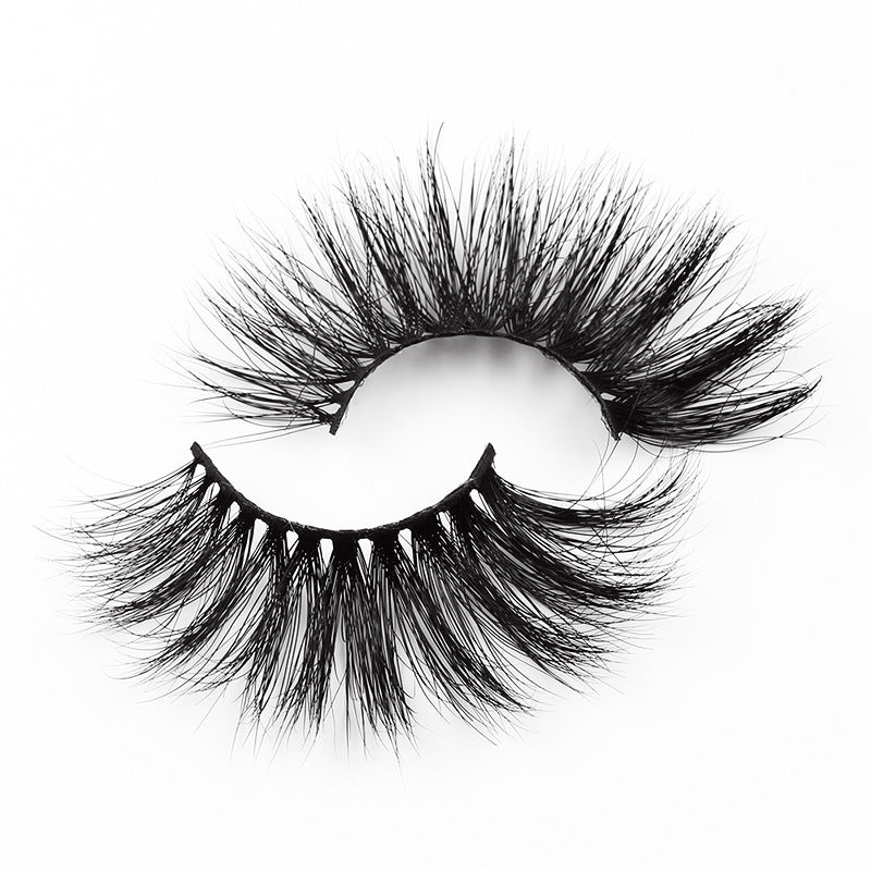 3D Mink False Eyelashes Handmade Natural Thick False Eyelashes 17-21MM 58A