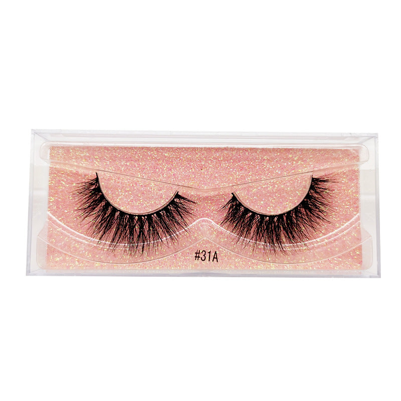 3D Mink False Eyelashes Handmade Natural Thick False Eyelashes 9-14 MM 31A