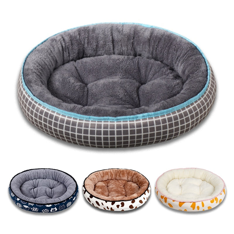 Neepet 70cm Dog Bed Soft Cotton Cat Cushion Winter Basket Warm Sofa