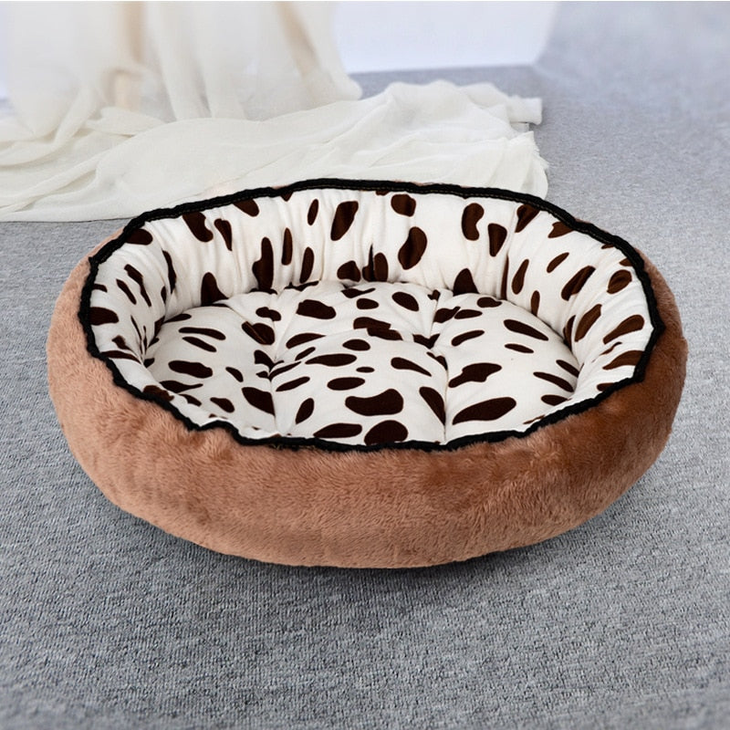 Neepet 70cm Dog Bed Soft Cotton Cat Cushion Winter Basket Warm Sofa