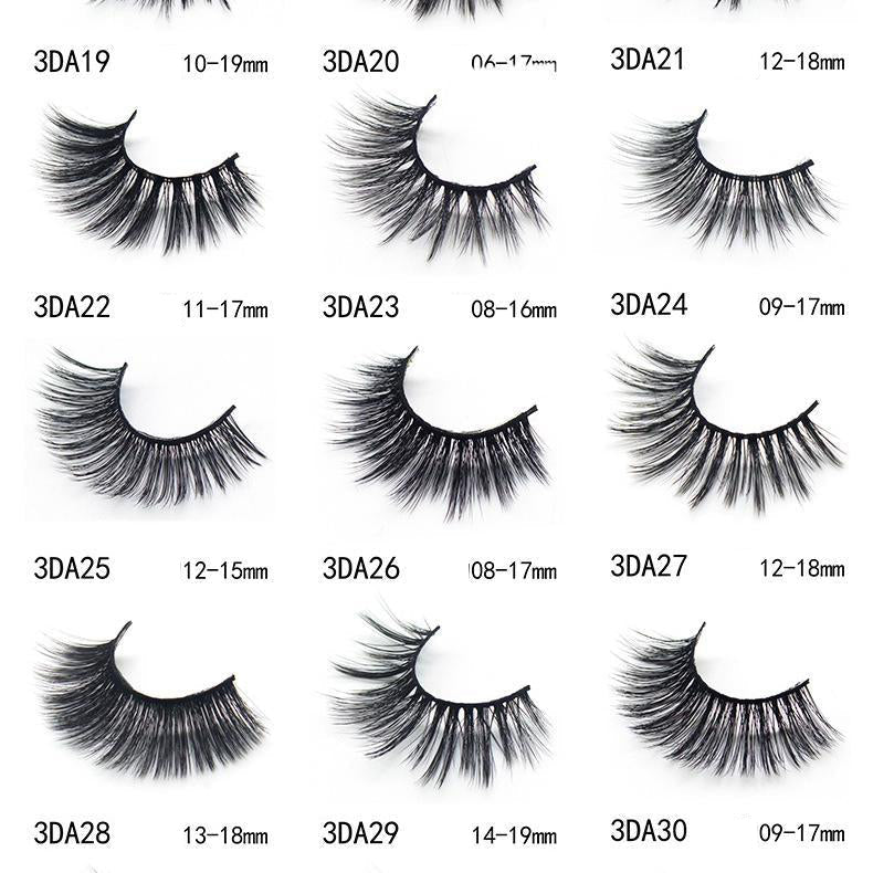 5-Pack 3D Faux Mink False Eyelashes Thick False Eyelashes 8-17 MM 3DA26