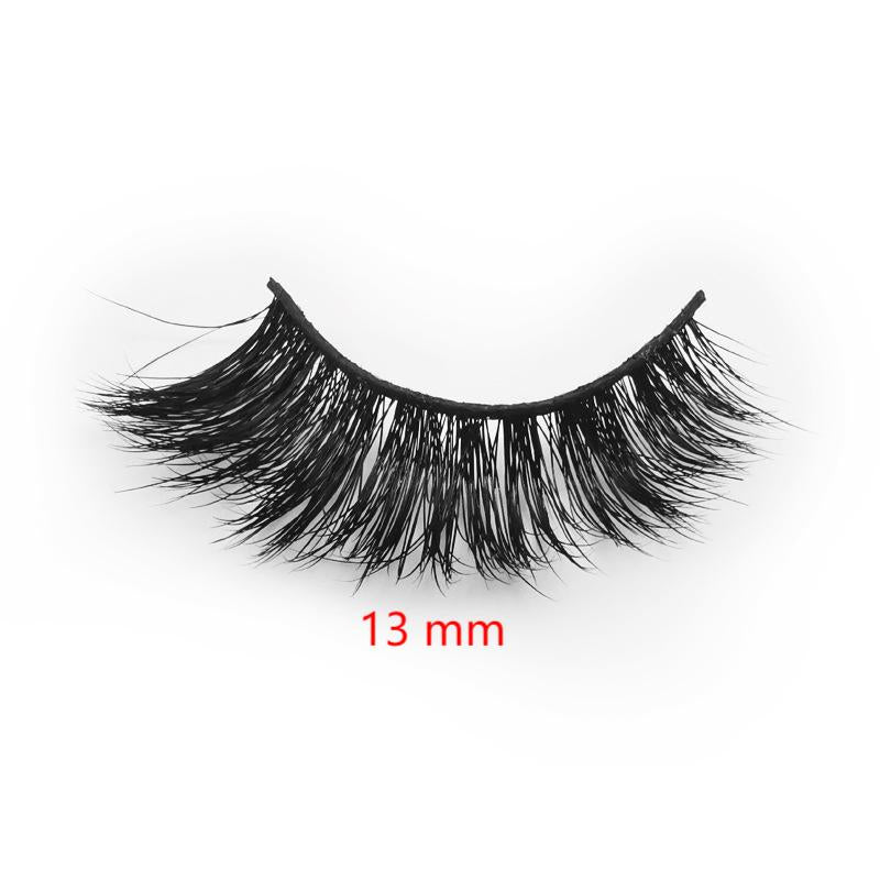 3D Mink False Eyelashes Handmade Thick False Eyelashes 13 MM #65