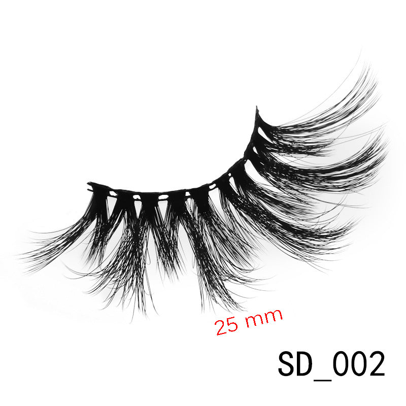 3D Mink False Eyelashes Handmade Natural Thick False Eyelashes 25 MM SD002