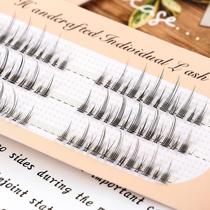 3D Faux Mink Segmented Lashess Wispy Handmade False Eyelashes 6-12MM Mix