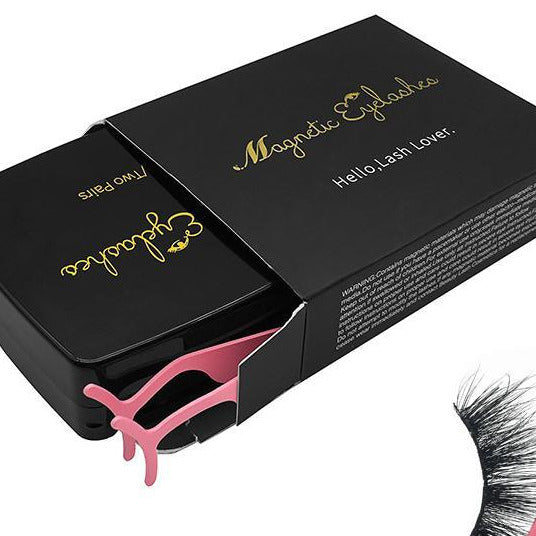 4 Pack 3D Reusable Waterproof Magnetic Mink False Eyelashes Gift Box