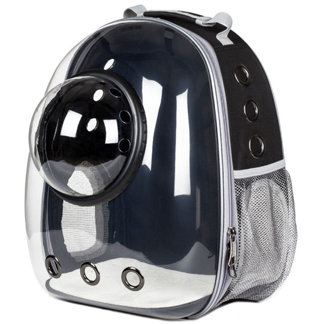 Neepet Cat Travel Bag Space Capsule Transparent Pet Carrier Small Dog Backpack