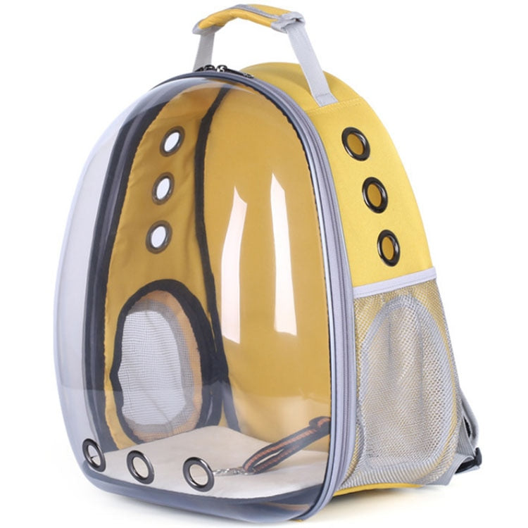 Neepet Cat Travel Bag Space Capsule Transparent Pet Carrier Small Dog Backpack