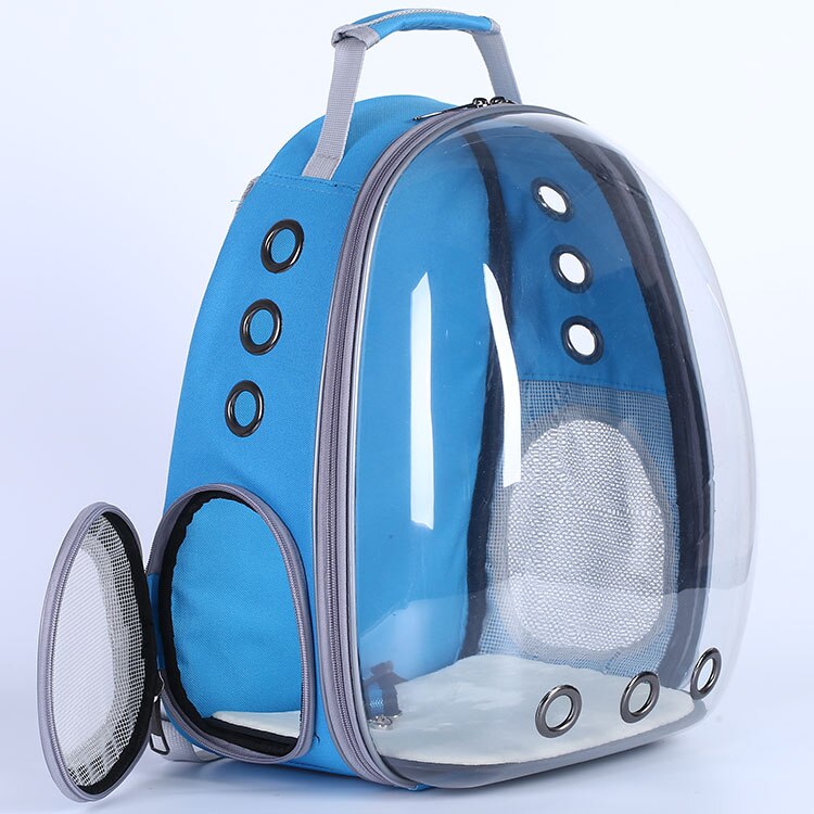 Neepet Cat Travel Bag Space Capsule Transparent Pet Carrier Small Dog Backpack