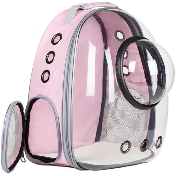 Neepet Cat Travel Bag Space Capsule Transparent Pet Carrier Small Dog Backpack