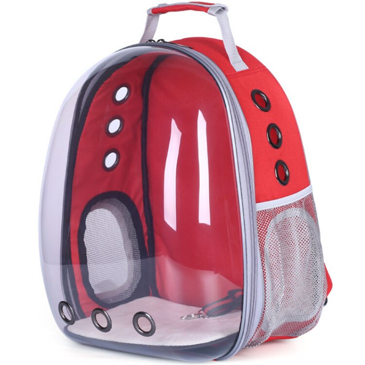 Neepet Cat Travel Bag Space Capsule Transparent Pet Carrier Small Dog Backpack