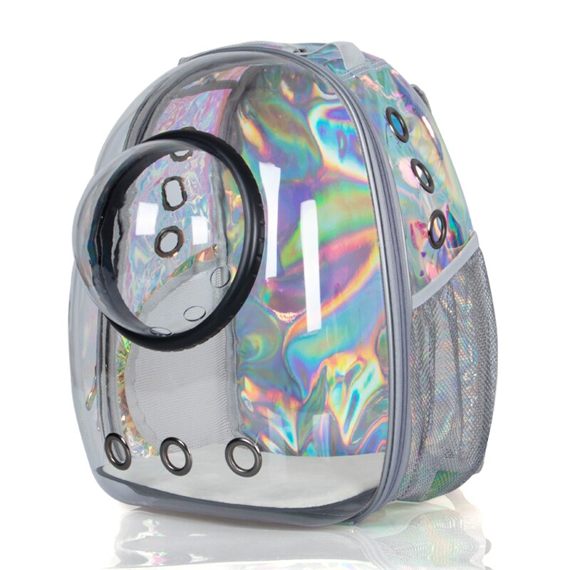 Neepet Cat Travel Bag Space Capsule Transparent Pet Carrier Small Dog Backpack