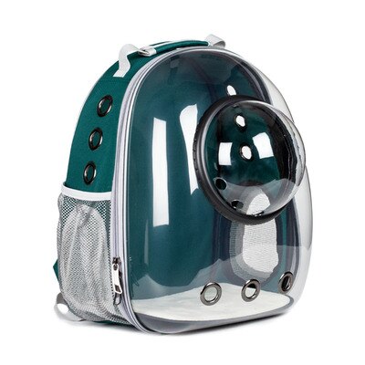 Neepet Cat Travel Bag Space Capsule Transparent Pet Carrier Small Dog Backpack