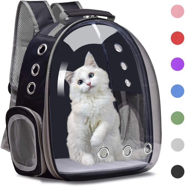 NEEPET Space Capsule Pet Carrier Outdoor Cat Hiking Backpack Breathable