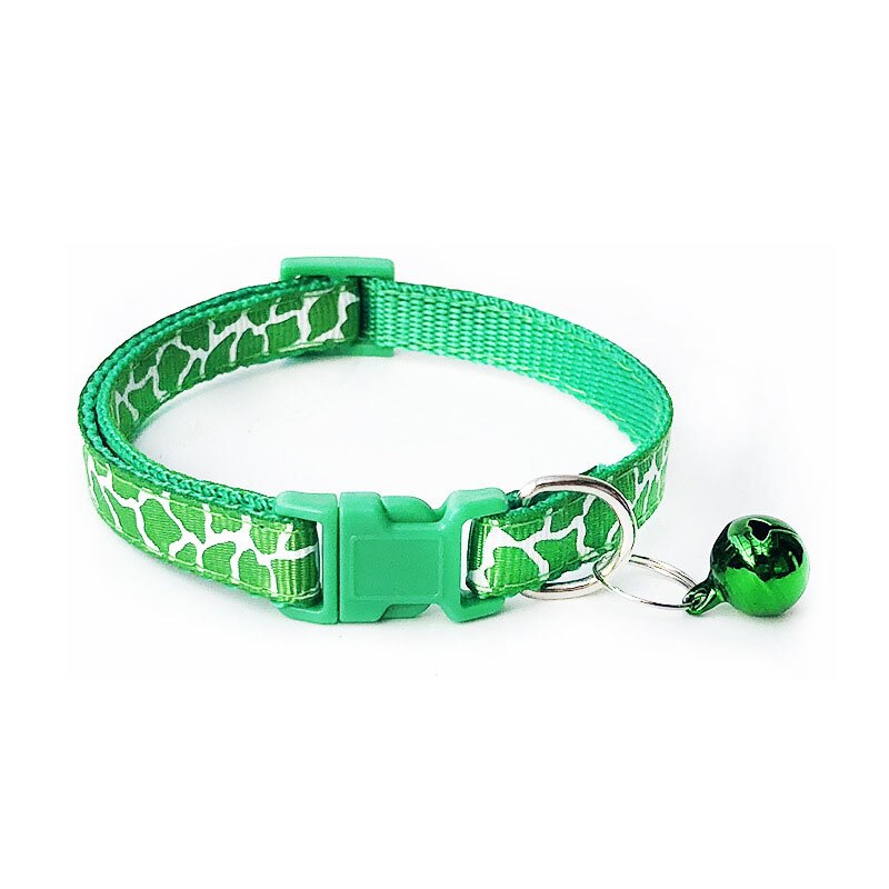 Neepet Cartoon Dog Collars With Bell Adjustable Cat Polyester Buckle Collar