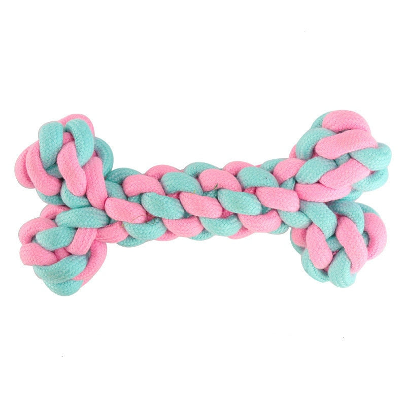 Neepet Dog Toy Cotton Rope Knot Bite Molar Interaction Toy