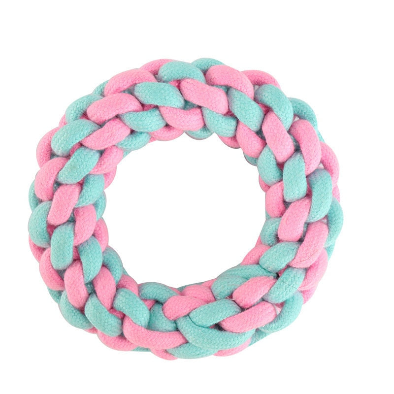 Neepet Dog Toy Cotton Rope Knot Bite Molar Interaction Toy