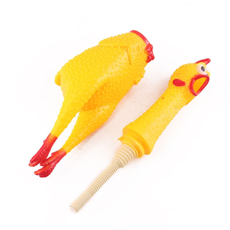 Neepet Dog Squeak Toys Screaming Chicken Squeeze Sound Toy Chew Toy