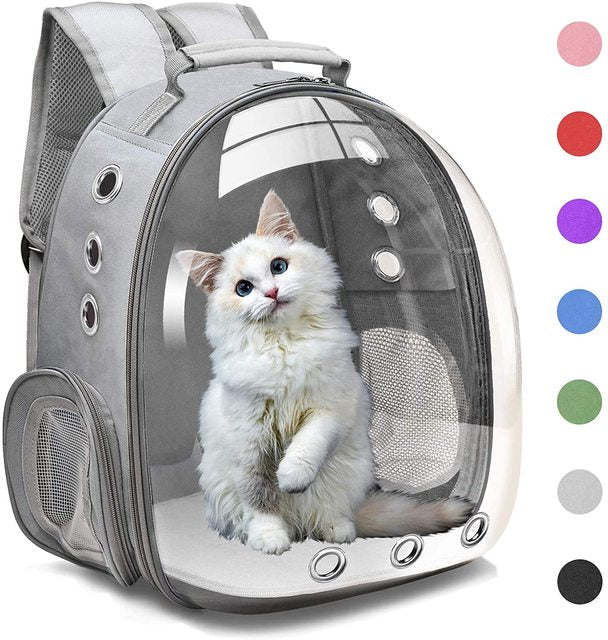 NEEPET Space Capsule Pet Carrier Outdoor Cat Hiking Backpack Breathable