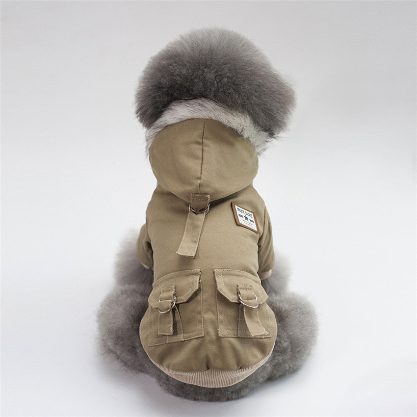 Neepet Dog Clothes Cotton Winter Thicken Jacket Puppy Coat Kitten Hoodies