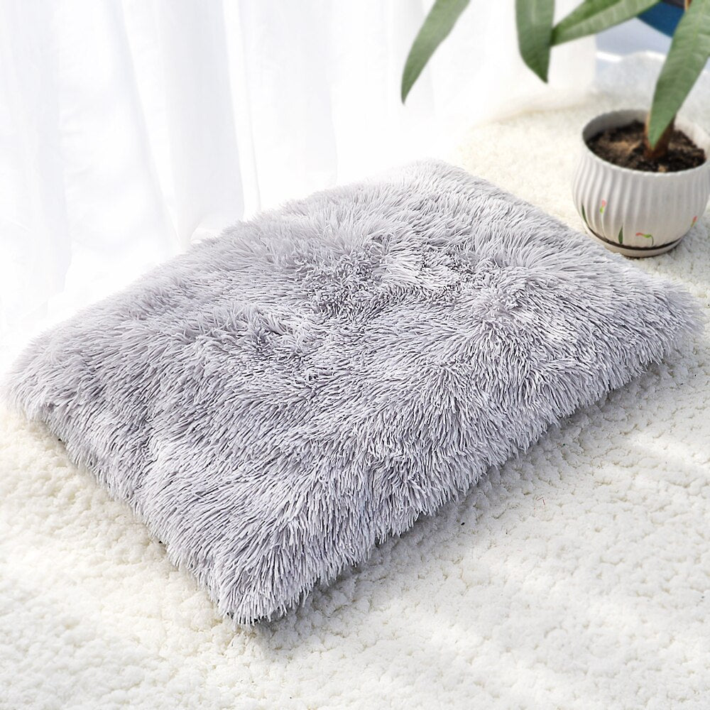 Neepet Lange Fleece Puppy Sofa Mat Soft Pet Massage Sponge Bed Waterproof