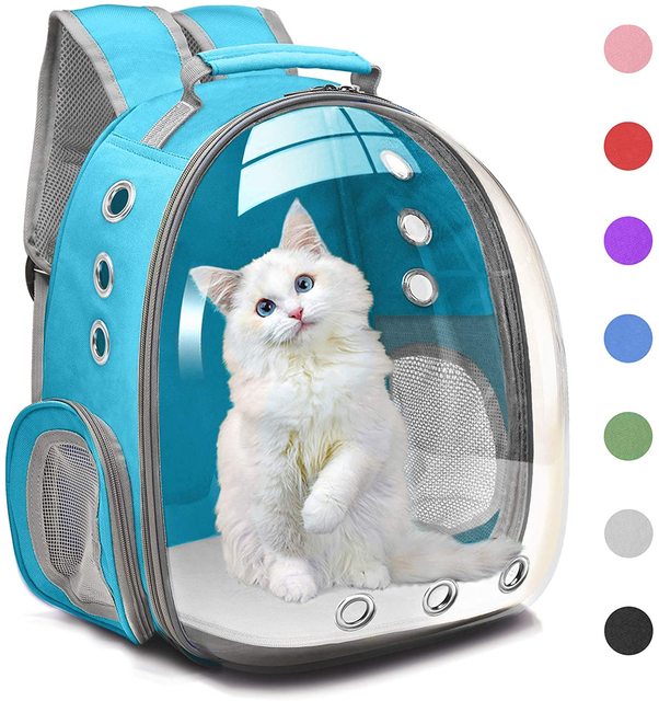 NEEPET Space Capsule Pet Carrier Outdoor Cat Hiking Backpack Breathable