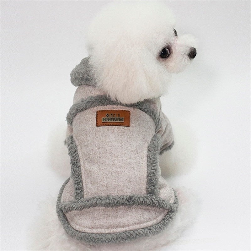 Neepet Dog Coat Autumn Winter Pet Clothing Cat Costume Thick Dogs Jacket