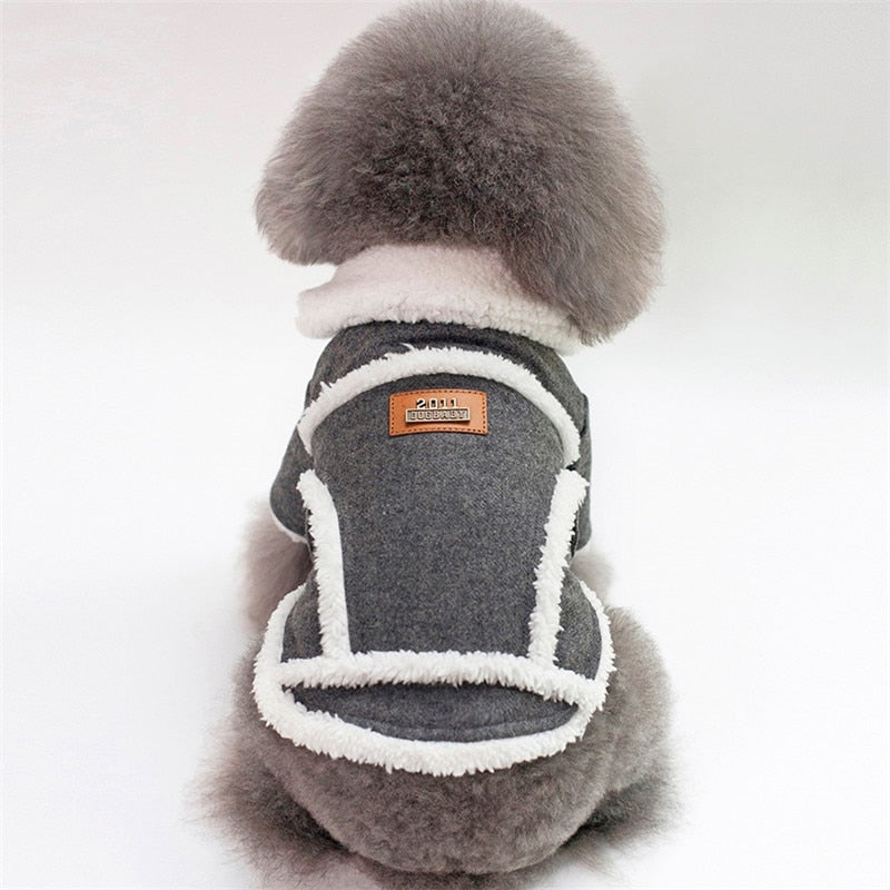 Neepet Dog Coat Autumn Winter Pet Clothing Cat Costume Thick Dogs Jacket