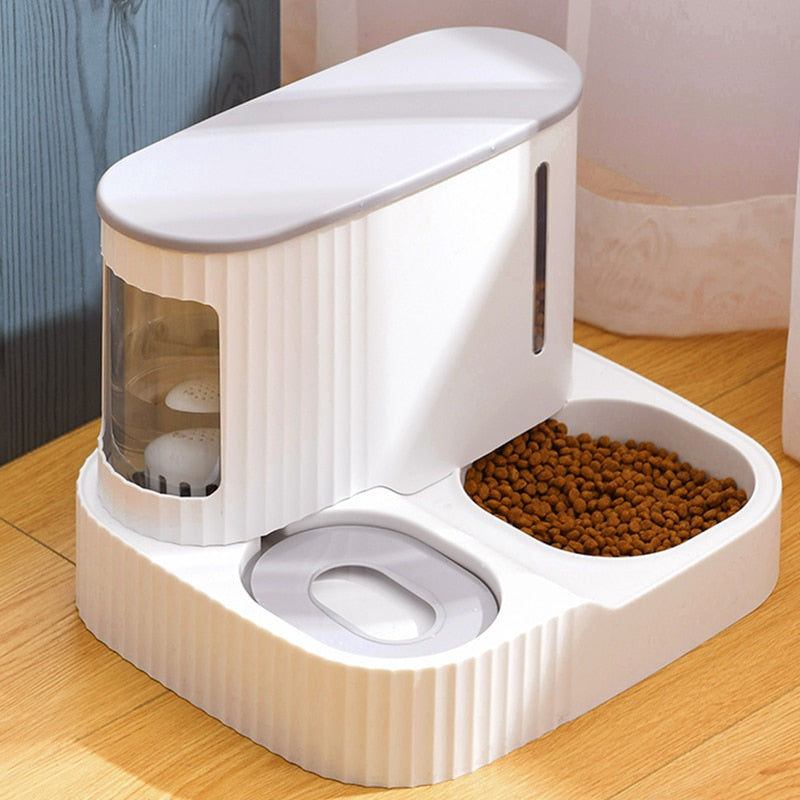 Neepet 3L Dog Automatic Feeder with Food Storage Cat Water bowl