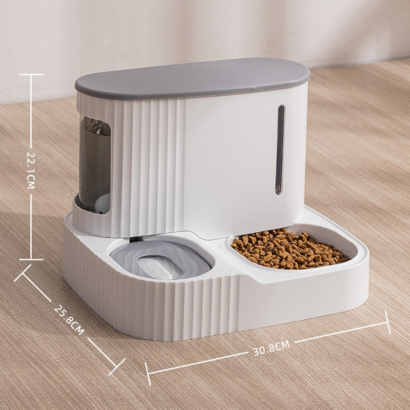 Neepet 3L Dog Automatic Feeder with Food Storage Cat Water bowl