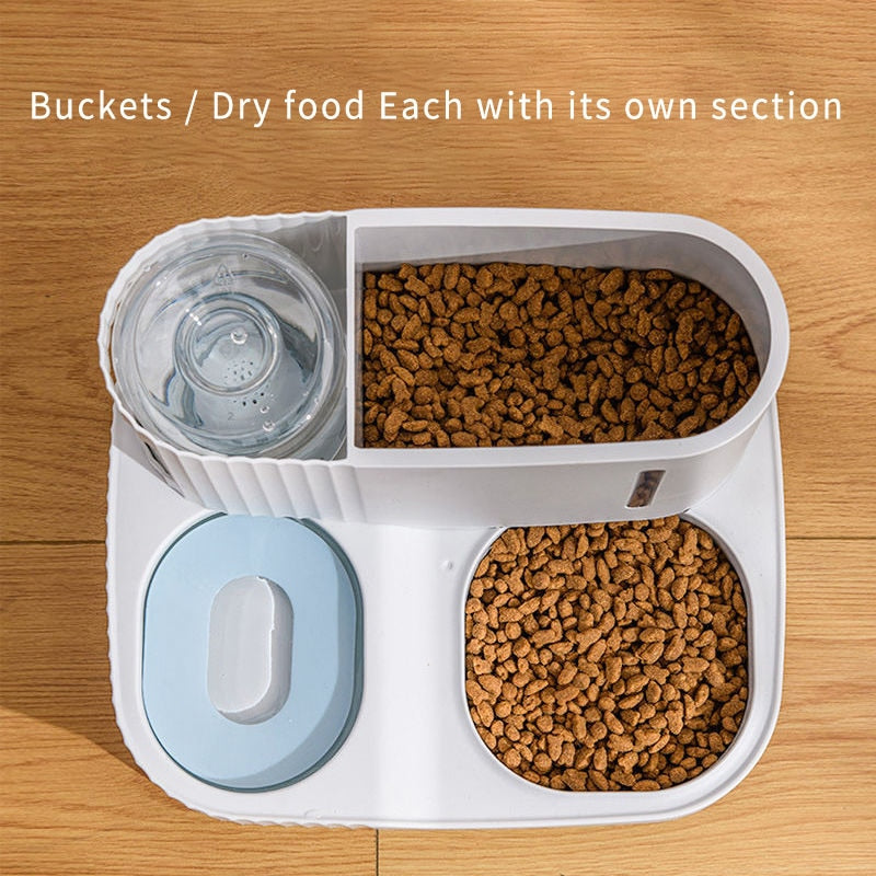 Neepet 3L Dog Automatic Feeder with Food Storage Cat Water bowl