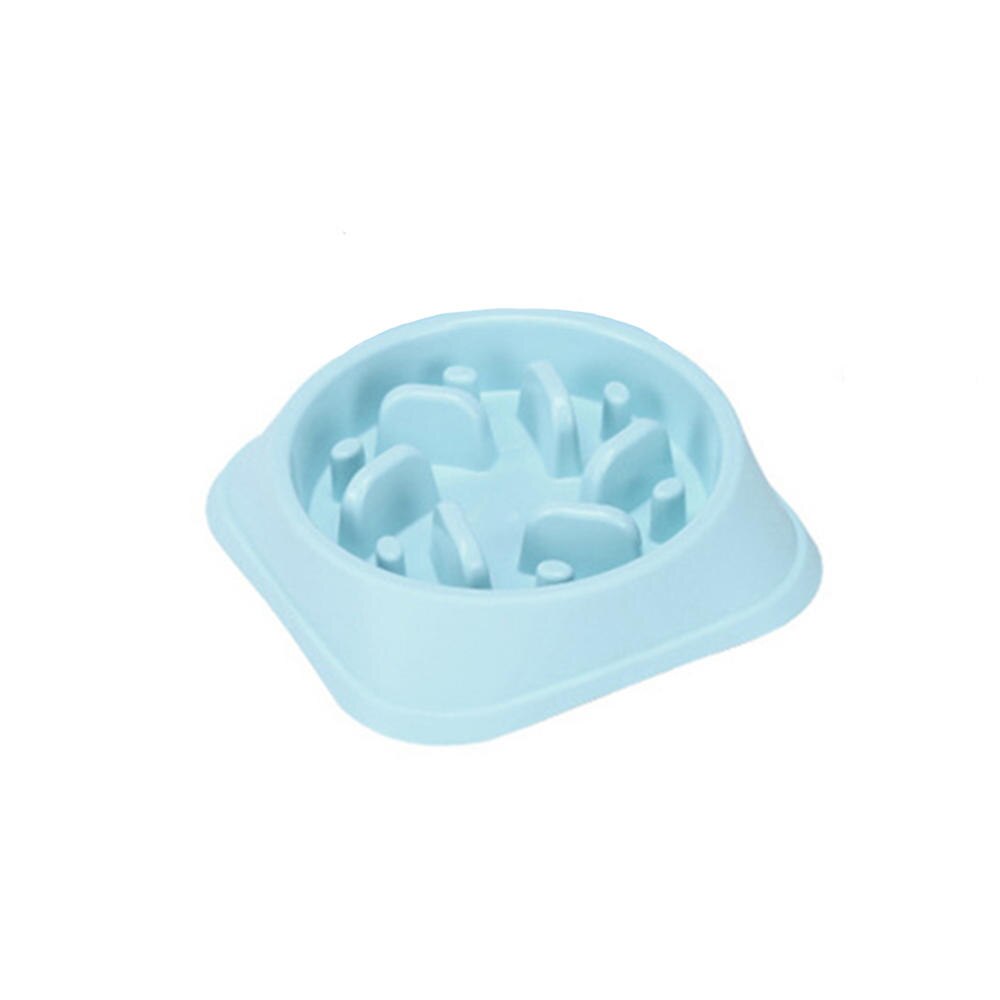 Neepet Dog Bowl Slow Feeder Cat Eating Dish Anti-gulping Food Plate