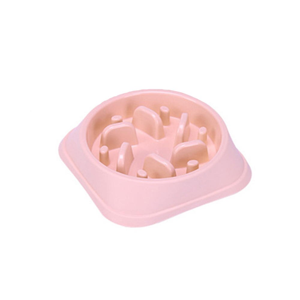 Neepet Dog Bowl Slow Feeder Cat Eating Dish Anti-gulping Food Plate