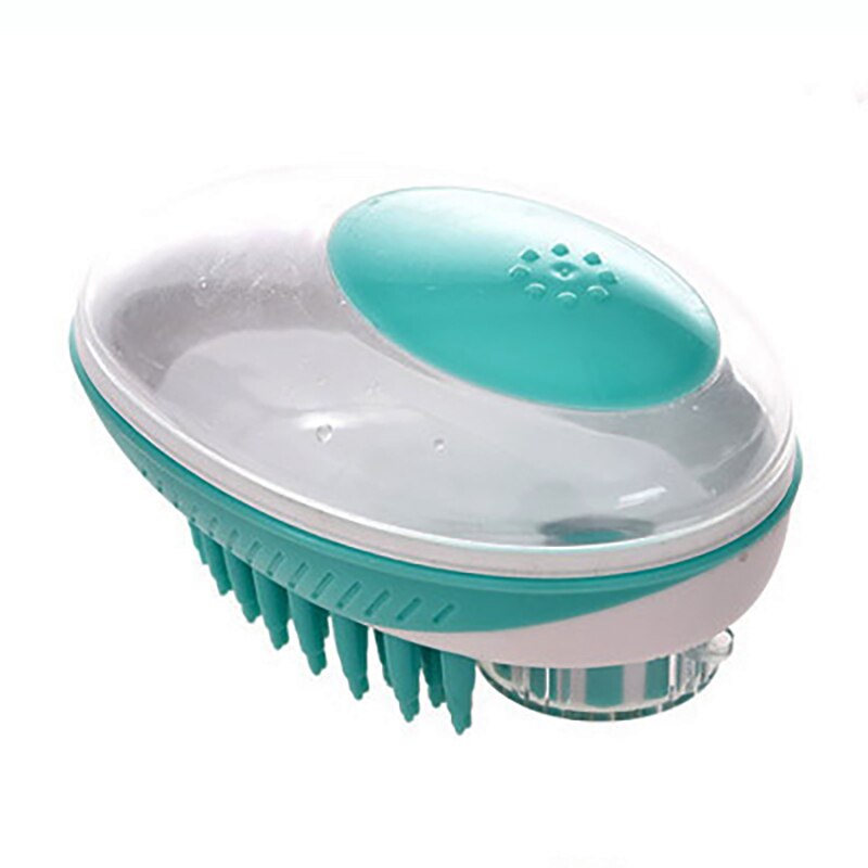 Neepet Dog Bath Brush 2-in-1 Pet SPA Massage Comb Silicone Shower Hair Grooming